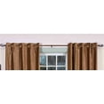 thumbnail image 2 of Lined-Taupe Ring / Grommet Top  Velvet Curtain / Drape  - 60W x 63L - Piece, 2 of 2