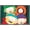 Barnwood Framed Version, variant on South Park - Closeup Wall Poster, 14.725" x 22.375"