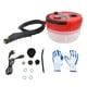 thumbnail image 2 of Limpiador a vapor portátil de 2500 W, alta presión y alta temperatura, 1400 ml, máquina de limpieza a vapor portátil para el hogar, la cocina, el coche, el salón de belleza, enchufe de la UE de 220 V, 2 of 15
