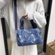 thumbnail image 2 of Bolso Retro Hombro Casual Nylon Con Correa Ajustable Estampados Florales Compras, 2 of 9