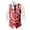 1-Red, variant on Christmas Vest Mens Snow/snowman/christmas Tree Red/green Holiday Waistcoat Set Christmas Sleeveless Outerwear for Wedding and Party,L