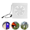 12V Bathroom Extractor Fan Silent Fan Solar Vent Fan For Wall Or