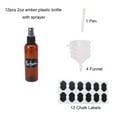 thumbnail image 3 of 24 Pack 2oz Amber Plastic Spray Bottles For Essential Oils, Perfumes, Cosmetics, Alcohol, Fine Mist Spray Bottle, Mini Travel Bottle, Small Refillable Liquid Containers, 3 of 6