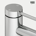thumbnail image 5 of VIGO Jewel 6 in. Single-Hole Single Handle Bathroom Faucet in Chrome-VG01055CH, 5 of 13