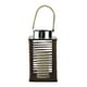 Gerson 11.75" Lanterne Contemporaine en Bois avec LED Bougie Pilier Sans Flamme avec Minuterie – image 2 sur 3