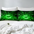 thumbnail image 4 of Erosebridal Futuristic Cubes Bed Sheets King,Geometric Plaid King Sheet Sets,Grid Checkerd Sheet Set King,Super Cozy Gradient Bedroom Decoration,4pcs, 4 of 7