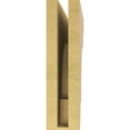 thumbnail image 4 of 3"W x 12"D x 12"H Thin New Brighton Rough Cedar Woodgrain TimberThane Corbel, Primed Tan, 4 of 6