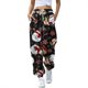thumbnail image 1 of Puntoco Pantalones de chándal con estampado navideño para mujer Cintura alta Deportivo Gimnasio Ajuste atlético Jogger Pantalones Baggy Lounge Pants con bolsillos Puntoco Puntoco-3062, 1 of 7