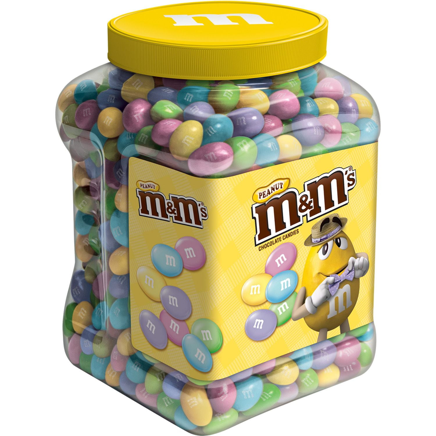 Candy Jar M&amp;M'S Peanut Chocolate Easter Candy Jar (62 oz.) - Walmart