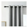 thumbnail image 2 of Drevy Slinding Glass Door Curtains, Blackout Extra Wide Patio Curtain Drapes Polyester Belmar Grommet Panel 106x84 Pewter, 2 of 5