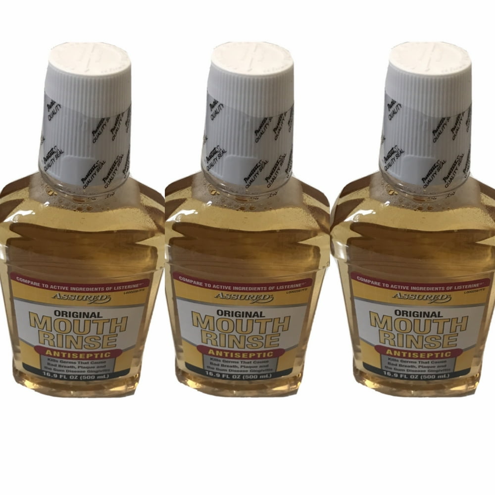 3 swan Original Mouth Rinse Antiseptic Wash With Eucalyptol, Thymol,16.9 oz each.