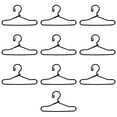 thumbnail image 2 of Almencla 6X 10Pcs Metal Clothes Hangers for BJD Dolls Dress Pants Gown 40mm Black, 2 of 8
