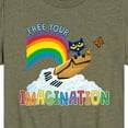 thumbnail image 3 of Pete The Cat - Flying Box Free Your Imagination - Toddler And Youth Short Sleeve Graphic T-Shirt, 3 of 6