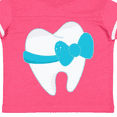 thumbnail image 4 of Inktastic Tooth with a bow Boys or Girls Toddler T-Shirt, 4 of 5