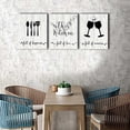 thumbnail image 2 of Kitchen Wall Art for Dinning Room Wall Decor,Rustic Farmhouse Kitchen Wall Decoration Sign or Home Living Room Wall Decor (12 X 15 inch, White - Blessed), 2 of 6
