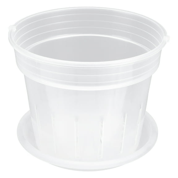 Melantax Set of Phalaenopsis orchid pots transparent plant cup gardening orchid planting container