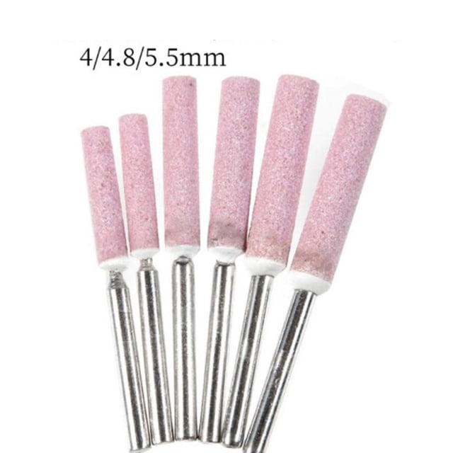 5Pcs/Set 4.8Mm Chainsaw Sharpener Grinding Stone File Chain Saw Sharpening Tool 3X4.8Mm Shenzhuyue