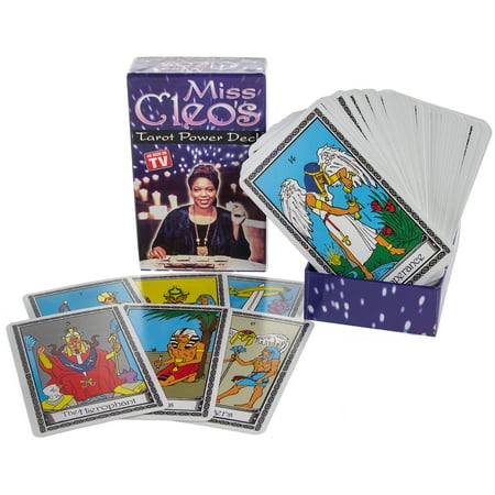 Miss Cleo's Tarot Cards Power Deck Psychic Fortune Telling Seer Seance Seer (Best Angel Card Deck)