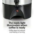 thumbnail image 6 of Hamilton Beach 45 Cup Coffee Urn and Hot Beverage Dispenser for Small to Large Groups, Stainless Steel, 6 of 9