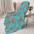 thumbnail image 3 of Rateoe Funny Chicken Pattern Flannel Throw Blanket, Ultra-soft Blanket for Bed, Couch, Car, Hypoallergenic Anti-pilling blanket-40"x30"(Vertical), 3 of 6