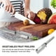 thumbnail image 2 of 2pcs Peeler Removers Mango Pit Removeds Hogar Fruit Peeler Tools (Plata), 2 of 7
