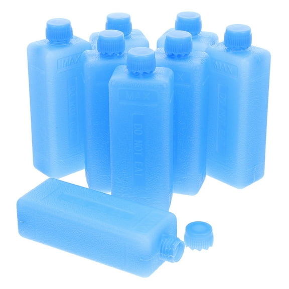 Pawsdot 8Pcs Ice Packs for Cooler Bags Reusable Freezer Blocks for Travel and Camping