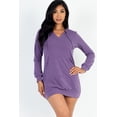 thumbnail image 5 of French Terry Hooded Sweater Dress, 5 of 9