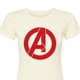 thumbnail image 3 of Marvel The Avengers - A Logo - Juniors Fitted Graphic T-Shirt, 3 of 5