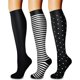 thumbnail image 1 of CHARMKING Calcetines de compresión para la circulación de mujeres y hombres (3 pares) 15-20 mmHg es el mejor soporte para correr atlético y ciclismo, 1 of 4