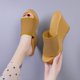thumbnail image 2 of Zapatillas de verano, sandalias de plataforma para mujer, zapatos deslizantes para mujer, zapatillas de tacón alto de verano, chanclas, zapatos de mujer 202239 Gao Jinjia LED, 2 of 2