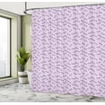 thumbnail image 4 of Ambesonne Dragonfly Shower Curtain, Wildlife Pattern Asian, 69"Wx70"L, Pale Lavender, 4 of 4