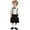Black 1, variant on Kureaily Boy's Summer Casual Suit Set Kindergarten Graduation Dress Performance Outfit Flower Girl Dress For Birthday Suitable For 3 15 Years Old. 4-5 Years