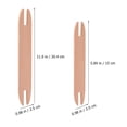 thumbnail image 3 of Wooden Weaving Shuttle Set - 4Pcs DIY Sweater Cross Stitch Kits Hand Tools, 3 of 6