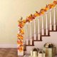 thumbnail image 4 of Juego de 2 guirnaldas de hojas de arce artificiales, decoraciones de otoño para decoración navideña interior y exterior (viene con 4 ganchos adhesivos) esquí esquí Gafas de esquí, 4 of 5