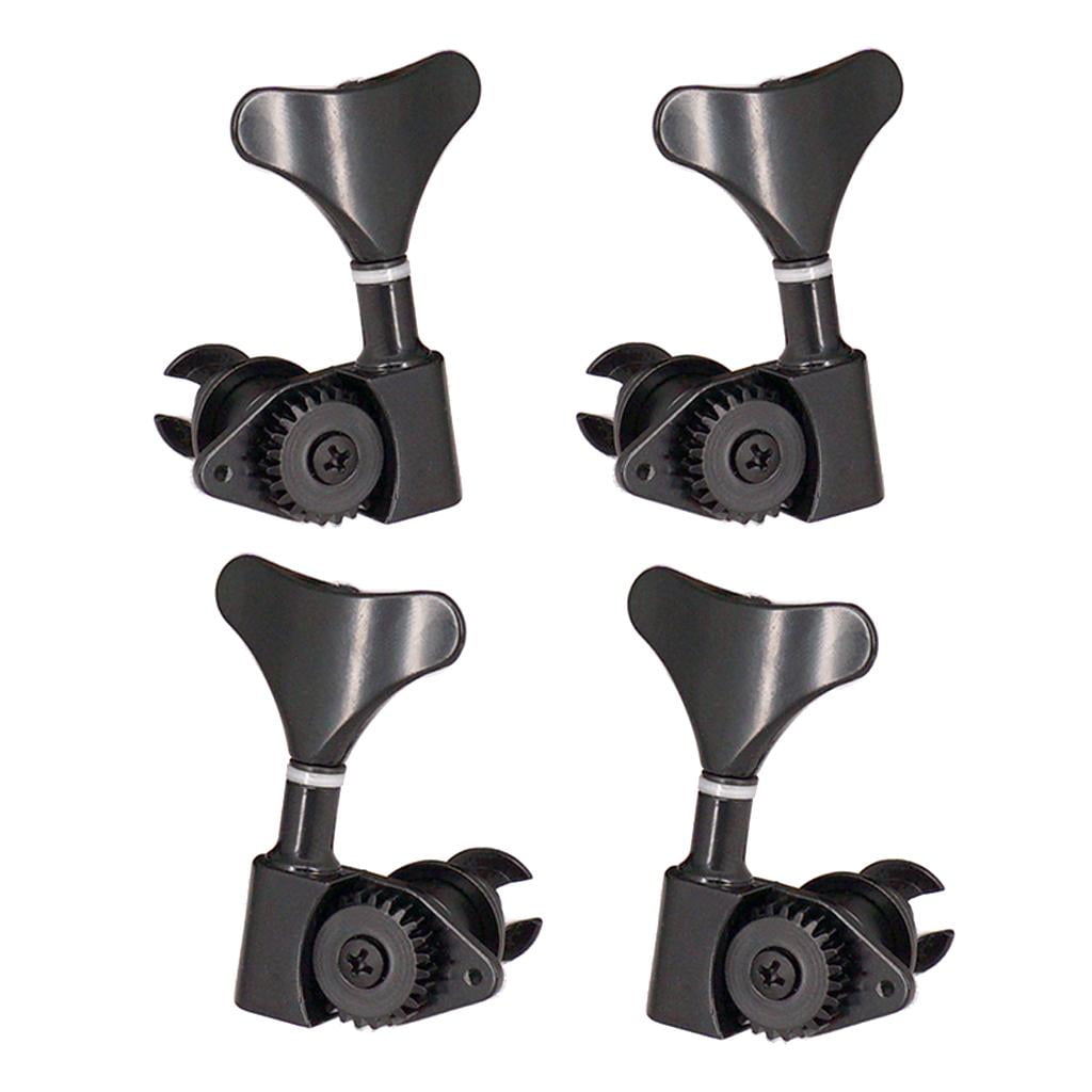 LeeQinersw 20Pcs Heads (10 For Right, 10 For Left) - Sealed Tuning Key Pegs Replacement For Electric Bass Instruments (Zinc Alloy)