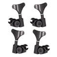 thumbnail image 1 of Esquirla 4Pcs Heads (2 For Right, 2 For Left) - Sealed Tuning Key Pegs Replacement For Electric Bass Instruments (Zinc Alloy), 1 of 8