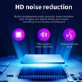 thumbnail image 3 of Digital Voice Recorder, K2 Mini Voice Activated Recorder 4mm Thin, 150H Continuous Recording, Noise Reduction Sound Recorder with Playback, MP3 Player, U Disk, Timer Recording, 3 of 7