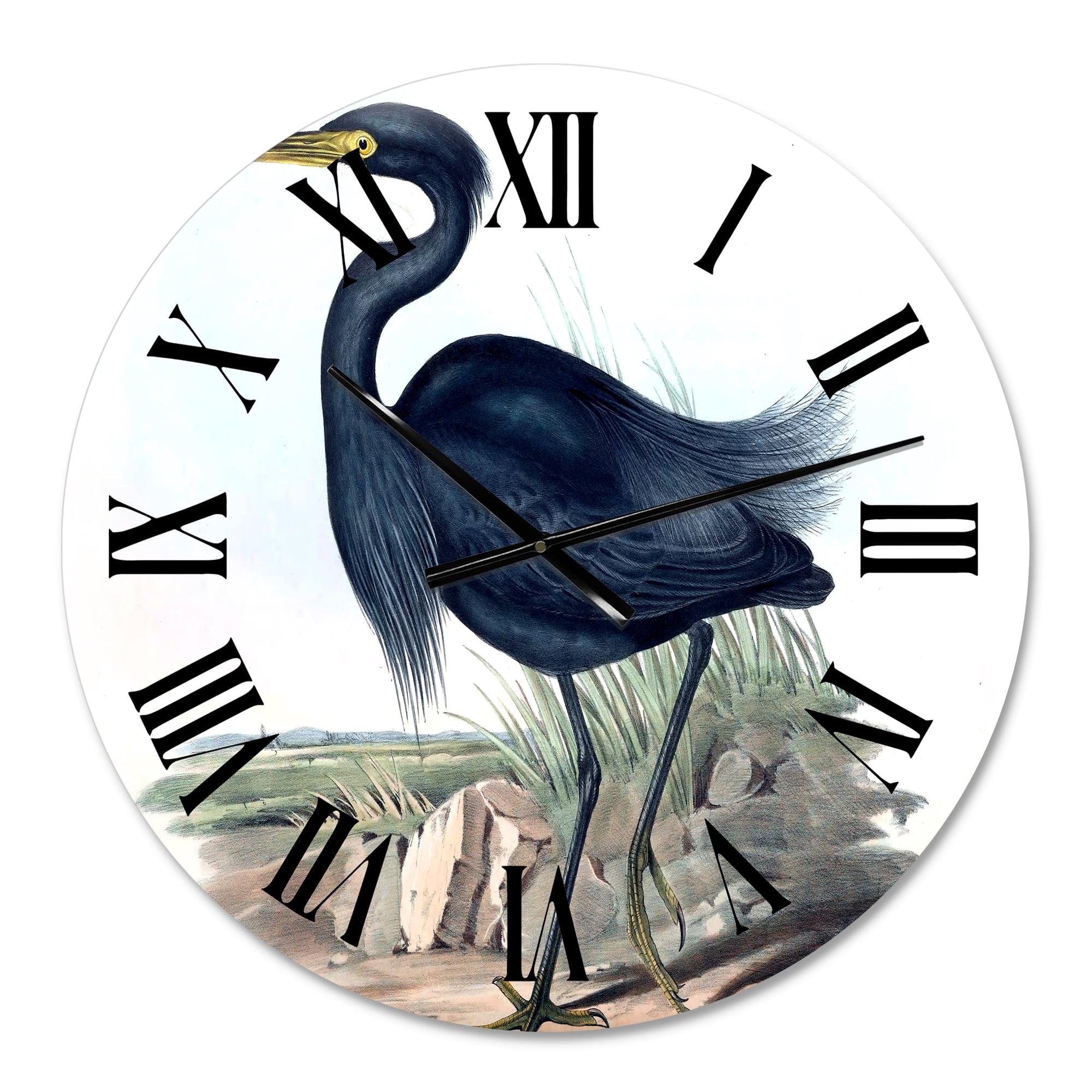 Designart 1 in Quartz Farmhouse Wall Clock