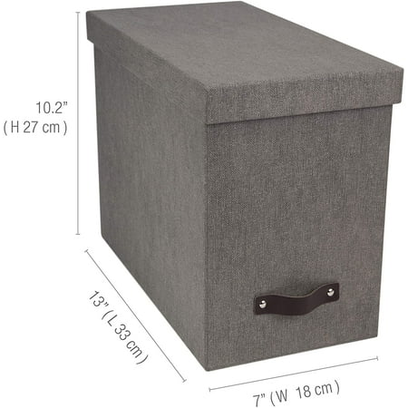 Bigso John Canvas Fiberboard Desktop File Storage Box 10 2 X 7 13 In Grey Canada Bigso John Canvas Fiberboard Desktop, Desktop File Storage Box