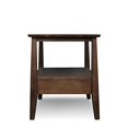 thumbnail image 2 of Leick Table d'Extrémité en Bois Massif de Rangement Delton avec Tiroir en Sienne, 2 of 5