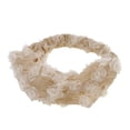 thumbnail image 5 of Unique Bargains 1 Pc Headband Floral Lace Wide Design Hairband for Women Beige, 5 of 5
