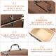 thumbnail image 3 of Caja de almacenamiento de tesoros vintage VORCOOL, hucha organizadora de madera, cofre decorativo con cerradura, 3 of 8
