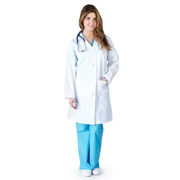Natural Uniforms - Womens 41 Inch Lab Coat, White 37151-X-Large