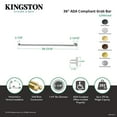 thumbnail image 4 of Kingston Brass GDR814365 Silver Sage 36" x 1-1/4" O.D. Brass ADA Grab Bar, Oil Rubbed Bronze, 4 of 4