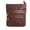 Brown, variant on Silver Fever Genuine Leather Travel Shoulder Cross Body Purse Handbag