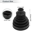 thumbnail image 4 of Unique Bargains No.31437220 Inner CV Joint Boot Kit with Clamps for Volvo S60 2019-2025, 4 of 7