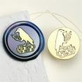 thumbnail image 4 of Animal Seal Stamp With Brass Head For Envelopes Wedding Invitations Decorations And Dogs Waxed, 4 of 6