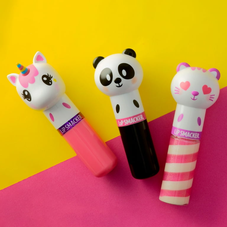 Lip Smacker 3 Piece Lippy Pal Unicorn, Panda, and Kitty Lip Balms