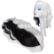 thumbnail image 5 of Peluca Blanca Y Negra, Banda Ajustable, Peluca Rizada Corta, Uso Firme, Especial Para Cosplay ANGGREK Otros, 5 of 8