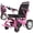 Pink, variant on Electra 7 HD Wide Bariatric Foldable Wheelchair (Blue)